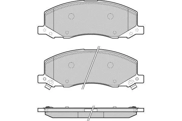К-кт гальм. колодок перед,(18) Opel Insignia 08- E.T.F 12-1378 (фото 1)