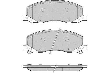 К-кт гальм. колодок перед,(18) Opel Insignia 08- E.T.F 12-1378