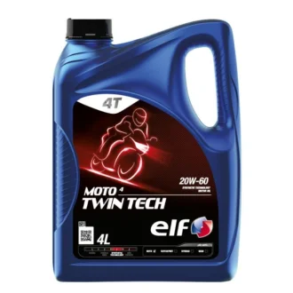 Олива моторна 4 MotoTwin Tech 20W60 4л ELF 194952