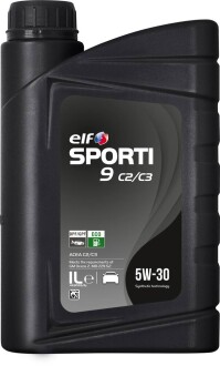 Олива моторна Sporti 9 C2/C3 5W-30 1л ELF 208447