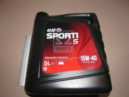 Elf SPORTI 5 15w40 5л/4,41 кг(3)/ ELF 209663
