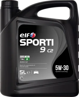 Олива моторна Sporti 9 C2 5W-30 5л ELF 210453