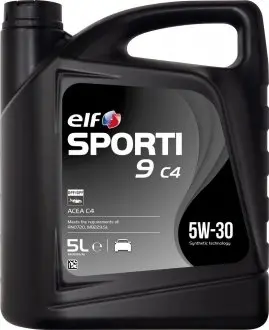 Олива моторна Sporti 9 C4 5W-30 5л ELF 210596