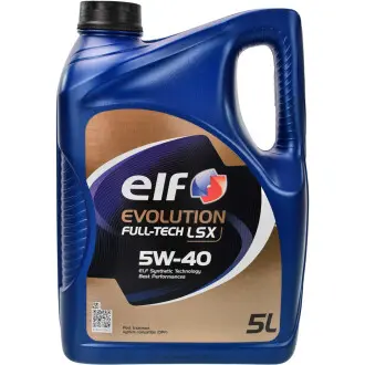 Масло моторное Evolution full-tech LSX 5W-40 5л ELF 213922