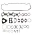 Комплект прокладок, головка циліндра FIAT 1,9D 188 A3.000/223 A6.000 (вир-во Elring) ELRING 027.990 (фото 1)