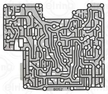 Сепараторна пластина гідроблоку (ZF6HP19/ZF6HP26/ZF6HP32) ELRING 040.383