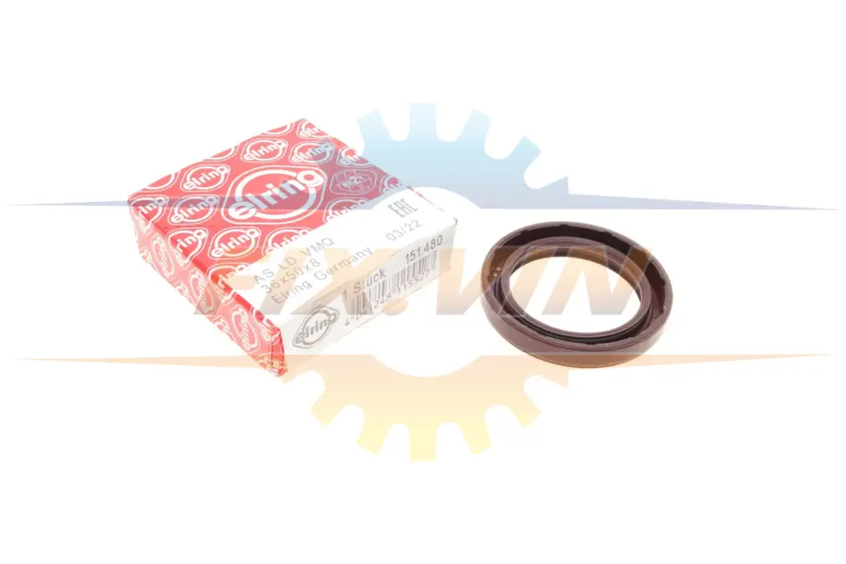 Сальник двигателя N NISSAN 36X50X8 (пр-во Elring) ELRING 151.480 (фото 1)