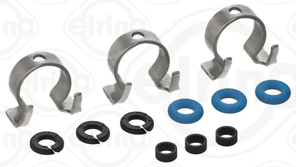 Комплект ущільнювальних кілець, інжекторний клапан FORD 1.0 EcoBoost (вир-во Elring) ELRING 181.880 (фото 1)