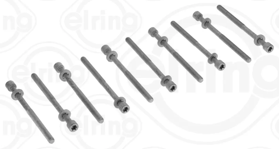 Комплект болтів головки блоку циліндрів JEEP 2.4 13- (вир-во Elring) ELRING 206.730 (фото 1)