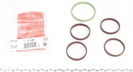 Комплект прокладок, впускний колектор (4+1) OPEL/CHEVROLET 1,8 16V F18D4/A18XER/B18XER/Z18XER (вір-в ELRING 207.210