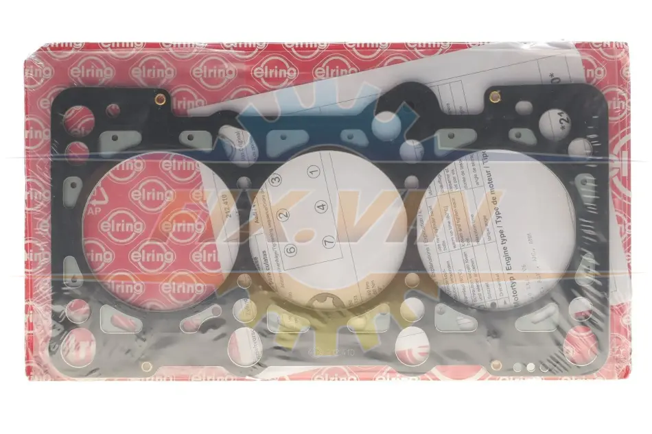 Прокладка головки блоку AUDI 2.4V6 30V AGA/AGB/AJG/AJK/ALF/ALW/AML/AMM/APC/AZA (3CYL) (вир-во Elring ELRING 212.410 (фото 1)