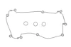 Прокладка клапанної кришки (к-кт) Ford Mondeo 2.5-3.0 i 94-07 ELRING 246.090 (фото 1)