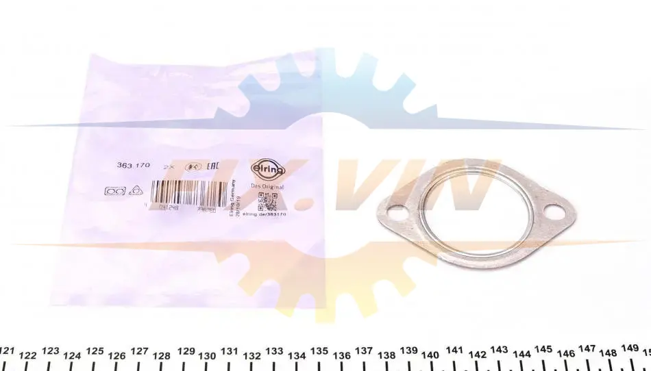 Прокладка вихлопної труби BMW 3 E46/5 E39/5 E60 M54B22-B25 \'\'00-07 ELRING 363.170 (фото 1)