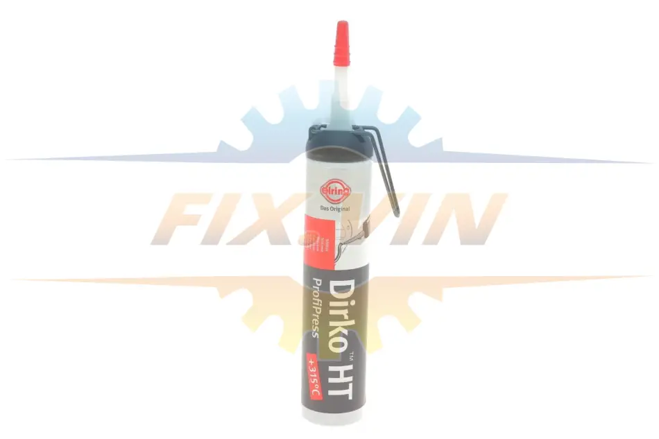 Герметик Dirko-S HT +300 (чорний) балон під тиском 200ml (вир-во Elring) ELRING 471.501 (фото 1)