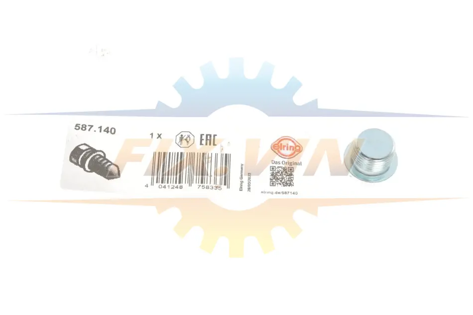 Болт зливу оливи BMW X5 (E70/F15/F85)/X6 (E71/E72/F16/F86) 06-19 N62/N63/S63 ELRING 587.140 (фото 1)