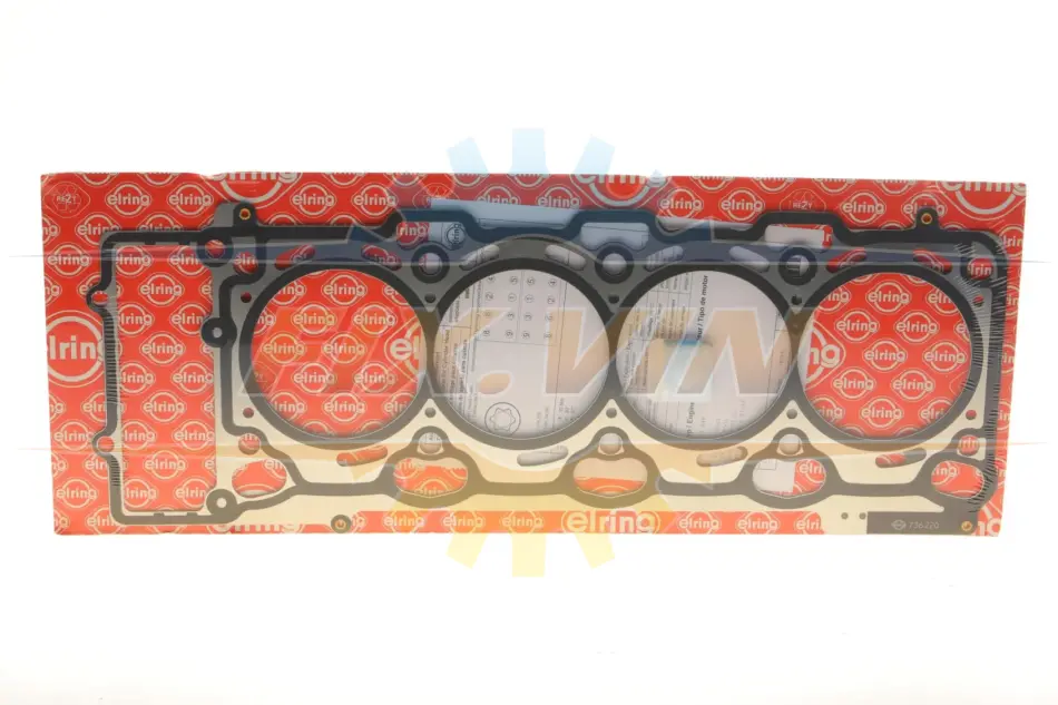 Прокладка ГБЦ BMW 5 (E60)/6 (E63)/7 (E65/E66/E67)/X5 (E53/E70) 04-13 (0.75mm) N62 B48 ELRING 736.220 (фото 1)