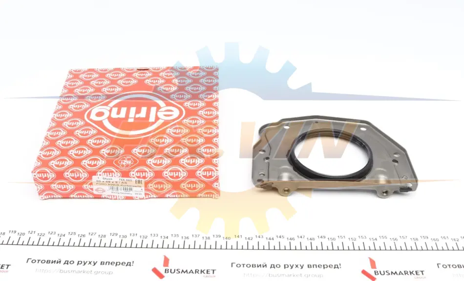 Сальник колінвалу (задній) Ford Fiesta/FocusIII/Mondeo/Connect 1.0 12- (d=80mm) ELRING 765.860 (фото 1)