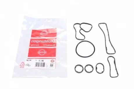 Комплект прокладок масляного радиатора OPEL/RENAULT 2,0dCi/2,3dCi M9R/M9T 06- (пр-во Elring) ELRING 796.140