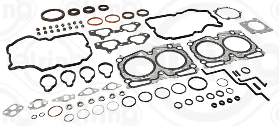 Повний комплект прокладок, двигун SUBARU 2,0 16V EJ204 00- (вир-во Elring) ELRING 864610 (фото 1)