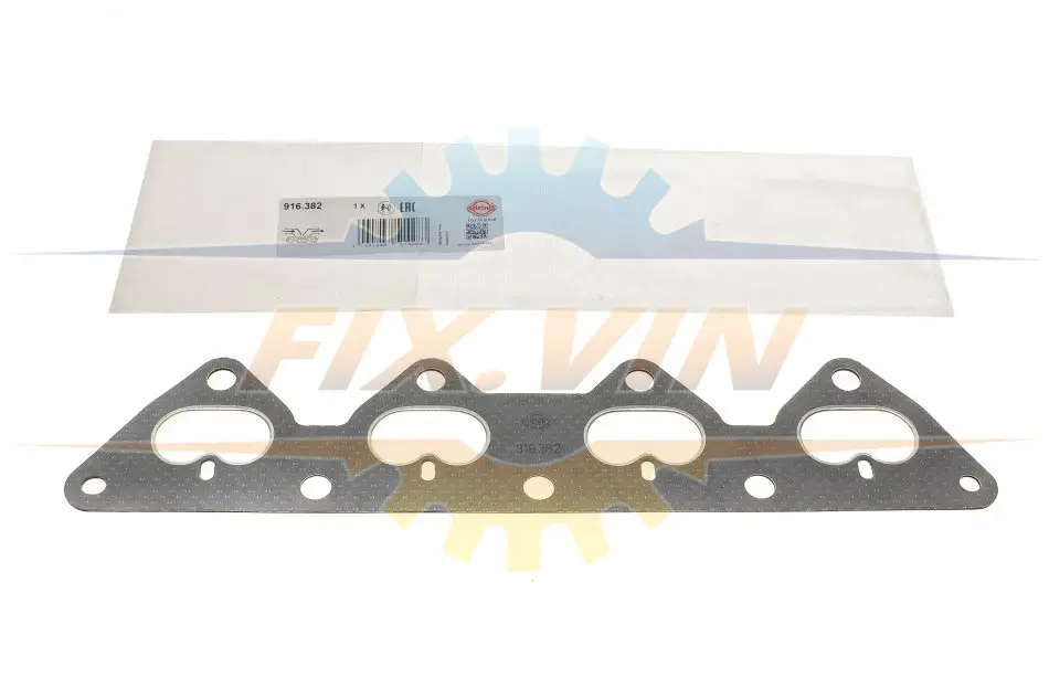 Прокладка випускного колектора OPEL Astra G,Corsa B,Tigra,Vectra B 1,4-1,6 94-05 ELRING 916.382 (фото 1)