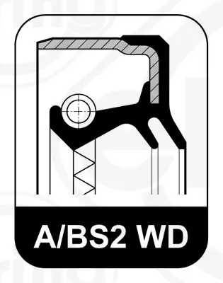 Сальник АКПП Audi Q4 E-tron/VW ID.4 21- (40x62x8) ELRING B17.880 (фото 1)