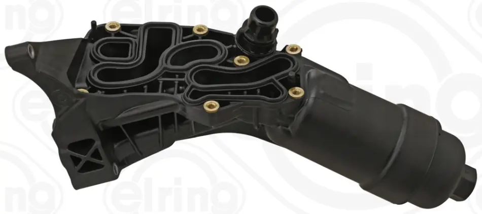 Корпус фільтра масляного (з радіатором) BMW 2 (F22/F87)/X3 (G01/F97)/X5 (F15/F85) 15- (B48/B38/B46) ELRING B34.630 (фото 1)