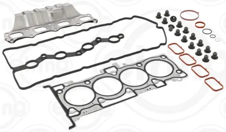 Комплект прокладок, головка блоку MITSUBISHI/PSA 2,4 16V 4B12 від 07.2012 (вир-во Elring) ELRING B34.980