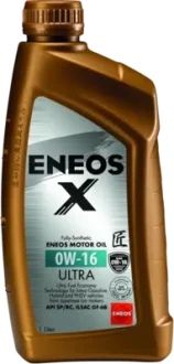 Масло ДВС 0W-16 ENEOS X ULTRA API SN/SN Plus, ILSAC GF-6B, 1л, синт. Eneos EU0020401N