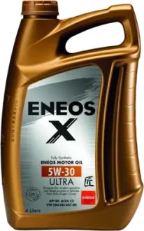 Масло ДВС 5W-30 ENEOS X ULTRA API SP/SN Plus, ACEA C3, VW 504.00/507.00, 4л, синт. Eneos EU0025301N