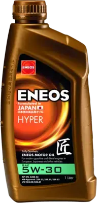 Масло ДВС 5W-30 ENEOS HYPER API SN, ACEA C3, GM Dexos 2, 1л, синт. Eneos EU0030401N (фото 1)