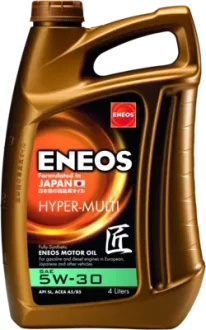 Масло ДВС 5W-30 ENEOS HYPER MULTI RN0700, ACEA A5/B5, 4л, синт. Eneos EU0033301N