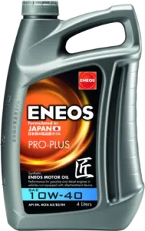 Масло ДВС 10W-40 ENEOS PRO-PLUS API SN, ACEA A3/B4, 4л, синт. Eneos EU0041301N
