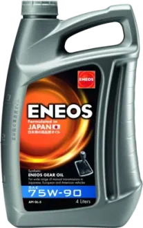 Масло трансмисс. 75W-90 ENEOS GEAR OIL API GL-5, 4л, синт. Eneos EU0080301N