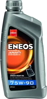 Масло трансмисс. 75W-90 ENEOS GEAR OIL API GL-5, 1л, синт. Eneos EU0080401N (фото 1)