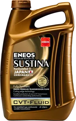 Масло трансмисс. ENEOS SUSTINA CVT-Fluid(для вариаторов с металлическим ремнем и цепью), 4л, синт. Eneos EU0109301N (фото 1)