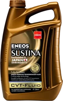 Масло трансмисс. ENEOS SUSTINA CVT-Fluid(для вариаторов с металлическим ремнем и цепью), 4л, синт. Eneos EU0109301N