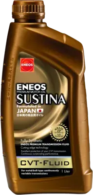 Масло трансмисс. ENEOS SUSTINA CVT-Fluid(для вариаторов с металлическим ремнем и цепью), 1л, синт. Eneos EU0109401N (фото 1)