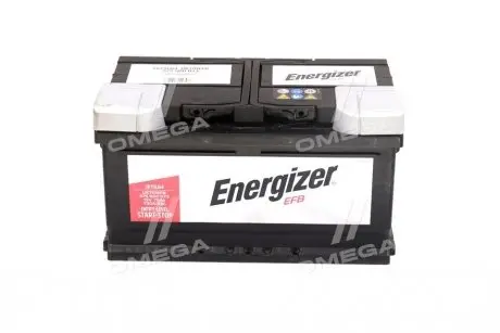 Акумулятор 75Ah-12v ENERGIZER EFB (315х175х175), R, EN730 Energizer 575 500 073