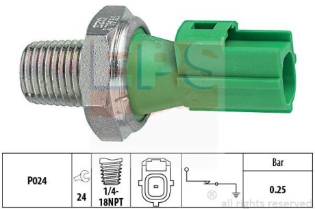 Датчик давления масла Ford Mondeo,Tourneo,Transit 1.8-2.0 00- EPS 1800146