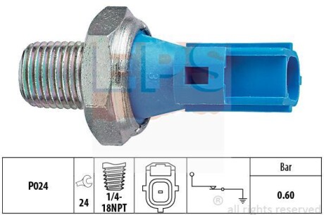 Датчик давления масла FORD MONDEO,TRANSIT 2.0-2.4D 00- EPS 1800147