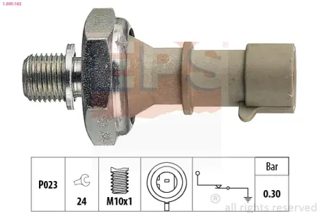 Датчик тиску масла Opel Astra H 1.6 04- EPS 1.800.162