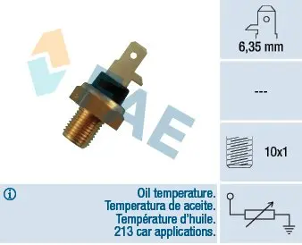 Датчик температури оливи VW Caddy 1.9 D/TDI/SDI 95- EPS 1830154 (фото 1)