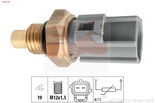 Датчик температури палива Ford Transit 2.2-2.4 TDCi 06-/Opel Meriva A 1.7 CDTI 06- EPS 1830281 (фото 1)