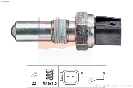 Датчик увімкнення заднього ходу Ford Mondeo/Focus/Fiesta 1.0-2.5 02- (M16x1.5) EPS 1860283