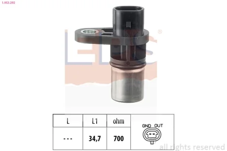 Датчик положення колінвалу Opel Astra G/Vectra B/C 2.2 direct 00- EPS 1.953.292