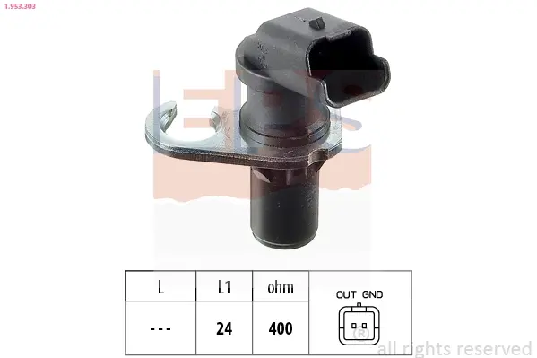 Датчик положення колінвалу Citroen Berlingo 1.9D/2.0HDi 98- EPS 1.953.303 (фото 1)