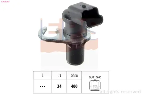 Датчик положення колінвалу Citroen Berlingo 1.9D/2.0HDi 98- EPS 1.953.303