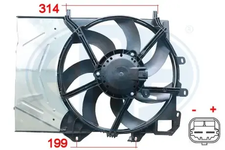 Вентилятор охолодження ERA 352043