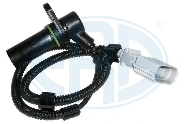 Датчик положения (оборотов) коленвала VAG, FORD (пр-во) Cable Length [mm] 500 Color Black Height [mm] 46 Кількість підключень 3 Resistance [Ohm] 500 AUDI A3 FORD GALAXY SEAT ALHAMBRA, CORDOBA, IBIZA, LEON, TOLEDO SKODA FABIA, OCTAVIA, ROOMSTER VW ERA 550102A (фото 1)