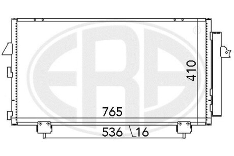 Радiатор ERA 667036